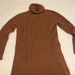 Forever 21 rose sweater turtleneck dress